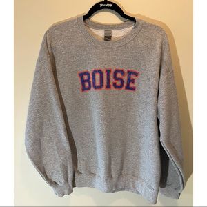 Vintage-style Boise State University Sweater